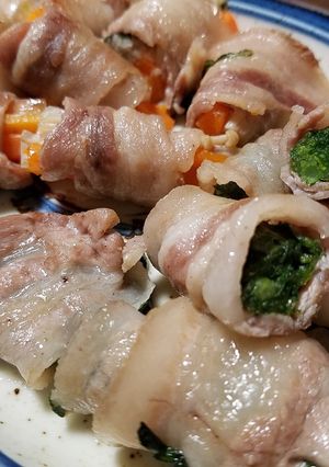 春菊の豚肉巻き巻き-レシピのメイン写真