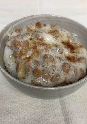 私の納豆ご飯の食べ方-レシピのメイン写真