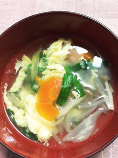 野菜スープ☆茹で鶏の茹で汁使用-レシピのメイン写真