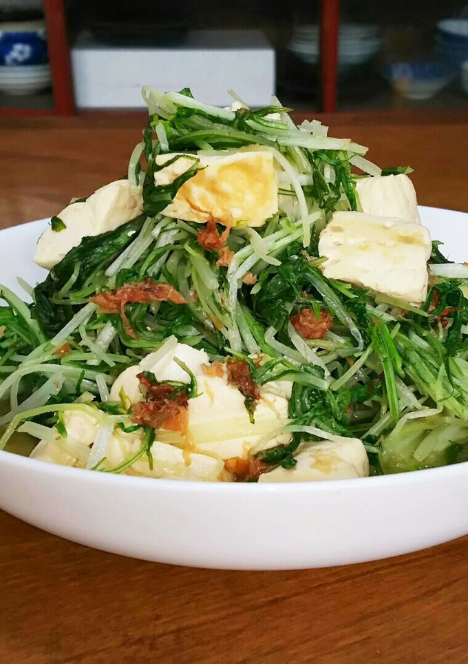 ☆簡単♪♪水菜と豆腐のサッと炒め☆-レシピのメイン写真