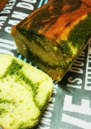 おからの抹茶マーブルケーキ-レシピのメイン写真