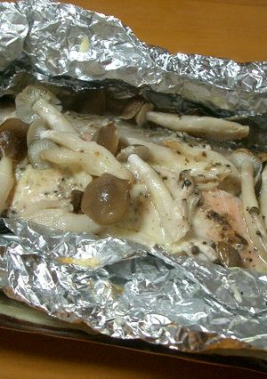 ✿きのこと鮭のホイル焼き✿-レシピのメイン写真