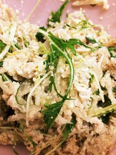 *水菜・もやし・ツナの和え物*-レシピのメイン写真