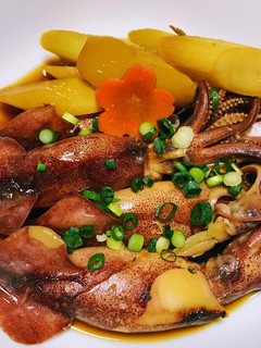 ウドと小ヤリイカの甘辛煮♪-レシピのメイン写真