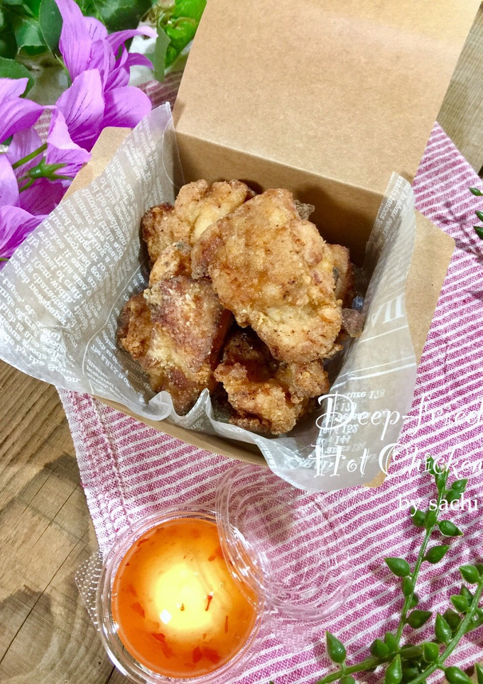 旨辛！鶏の唐揚げ☆スイートチリマヨソース-レシピのメイン写真