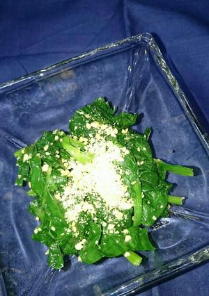 ほうれん草のピーナッツ粉和え-レシピのメイン写真