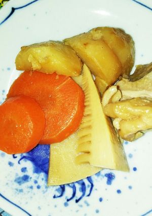 鶏モモ肉と春野菜の煮物-レシピのメイン写真