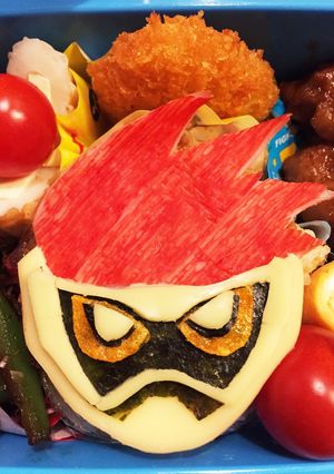 キャラ弁☆仮面ライダー エグゼイド-レシピのメイン写真