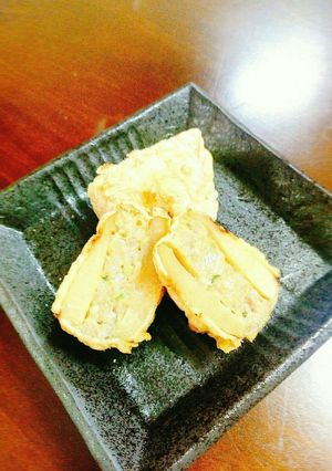 筍の挽肉挟み天ぷら/蒸しても焼いても-レシピのメイン写真
