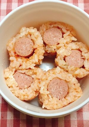 ホットドッグ！？なスティックおにぎり-レシピのメイン写真