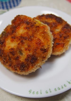 鮭の味噌マヨバーグ☆お弁当に-レシピのメイン写真