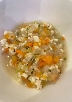 離乳食後期 鶏ひき肉豆腐野菜の甘酒旨煮-レシピのメイン写真