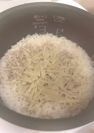 【簡単】生姜とツナの炊き込みご飯-レシピのメイン写真