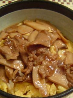 ★豚肉とエリンギのオイスターソース煮丼★-レシピのメイン写真