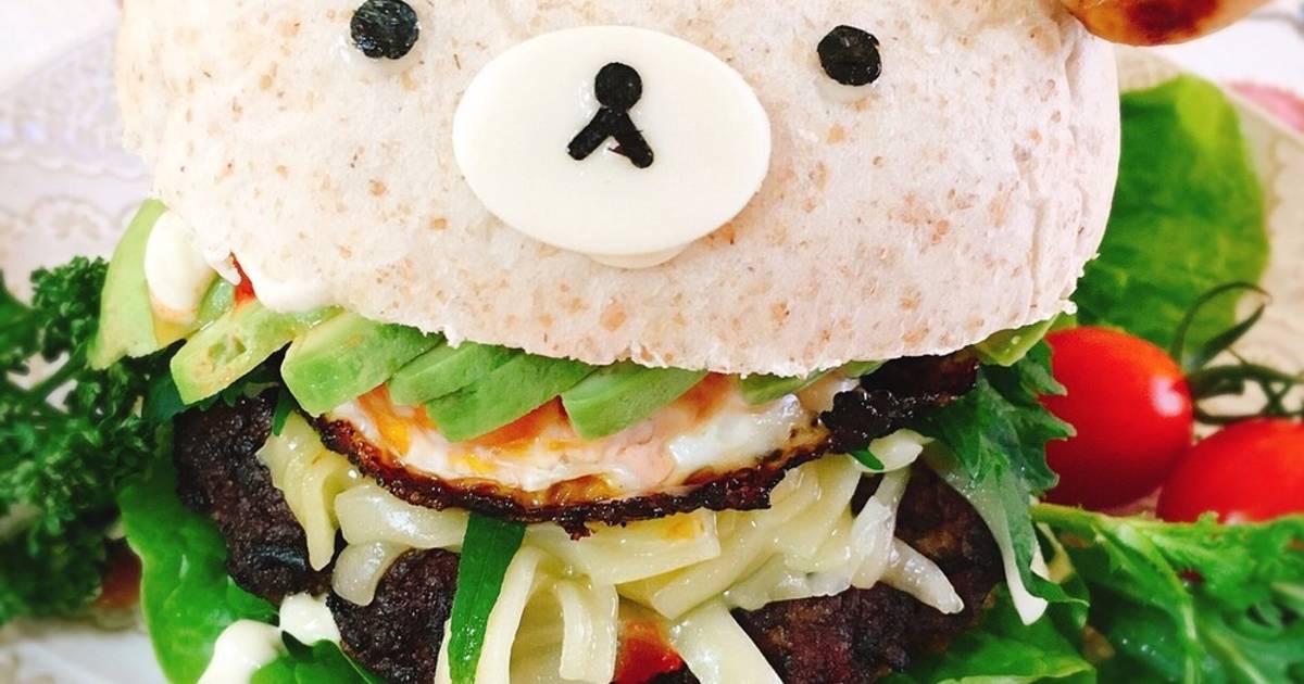 基本からアレンジまで！思わずつくりたくなる「くま ハンバーガー」の 