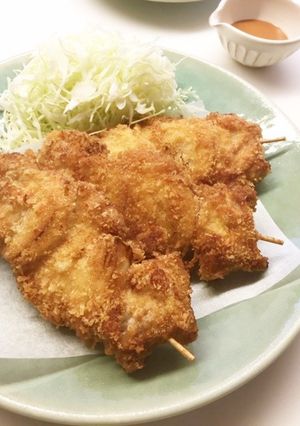 懐かしい 玉葱豚カツ串-レシピのメイン写真