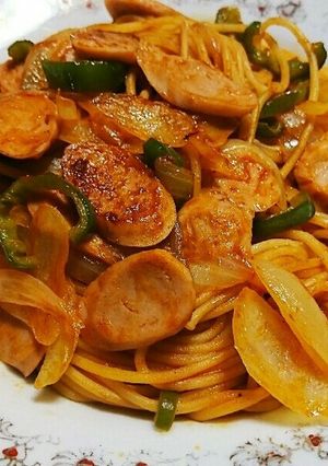 シンプルナポリタン-レシピのメイン写真