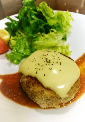 おから入りハンバーグ＆おから入りソース-レシピのメイン写真
