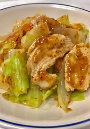 野菜のレンジ蒸し(鶏胸肉のせ)-レシピのメイン写真
