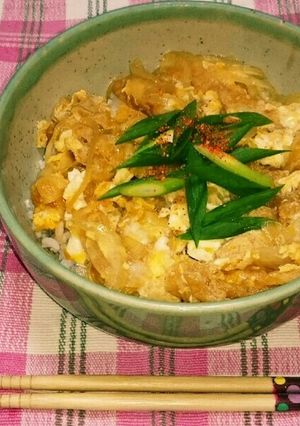 おひとりランチにきつねとじ丼-レシピのメイン写真