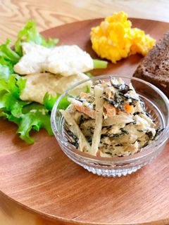 ごぼうとひじきのツナ胡麻サラダ-レシピのメイン写真