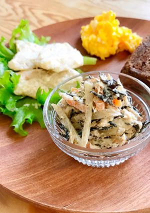 ごぼうとひじきのツナ胡麻サラダ-レシピのメイン写真