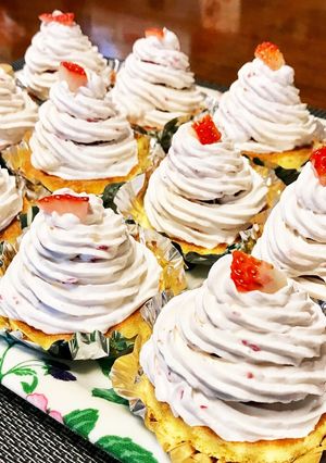 いちごのモンブラン-レシピのメイン写真
