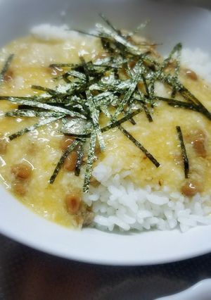 スタミナ満点！納豆卵とろろ丼♪-レシピのメイン写真