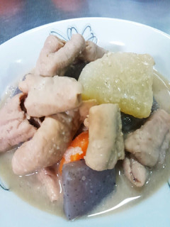 豚もつ煮込みだワン-レシピのメイン写真