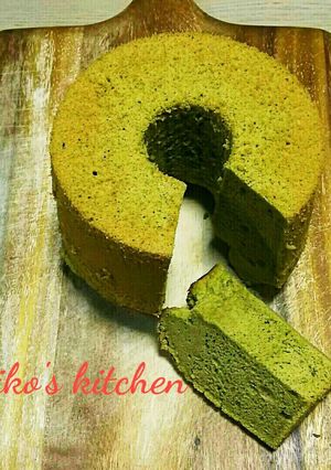 プロの抹茶シフォンケーキ☆-レシピのメイン写真