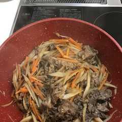 簡単きんぴら焼肉-レシピのメイン写真