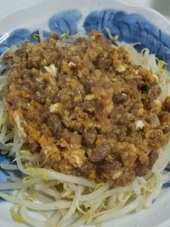 挽肉たまご☆もやし-レシピのメイン写真