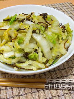 【龍愛】大量消費☆白菜の塩昆布あえ-レシピのメイン写真
