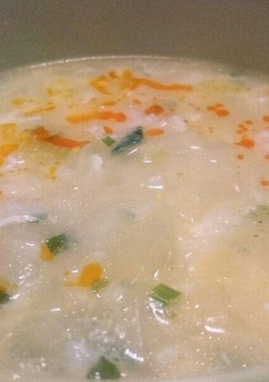 あったか♪玉ねぎ粥-レシピのメイン写真