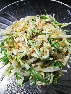 もやしと水菜のツナマヨぽんサラダ-レシピのメイン写真