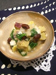 サツマイモと黒豆のおろしあえ-レシピのメイン写真