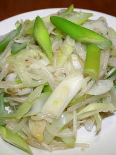 シンプル野菜摂取 もやしと長ネギの炒め物-レシピのメイン写真