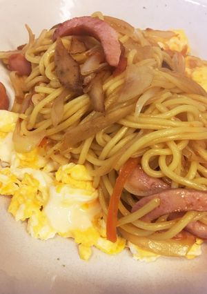 梅干しとポン酢のあっさり焼きそば-レシピのメイン写真