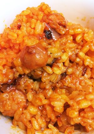 炊飯器で簡単、激ウマ！野菜ジュースピラフ-レシピのメイン写真