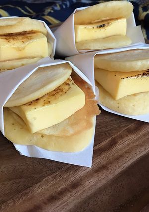 クレームブリュレパンケーキサンド-レシピのメイン写真