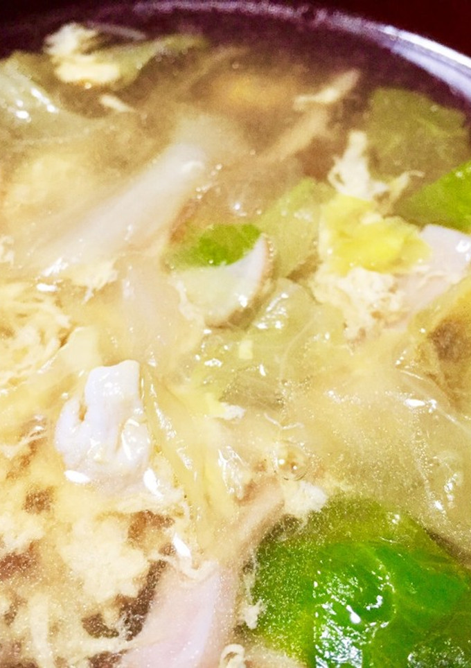 レタスと卵の中華スープ-レシピのメイン写真