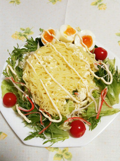 糖質制限☆ラーメンサラダ-レシピのメイン写真