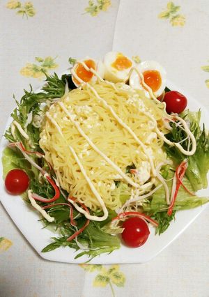 糖質制限☆ラーメンサラダ-レシピのメイン写真