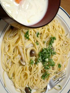 キノコのパスタ、ジェイミーのをアレンジ-レシピのメイン写真
