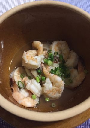 釜飯の器でプリプリの海老とホタテ-レシピのメイン写真