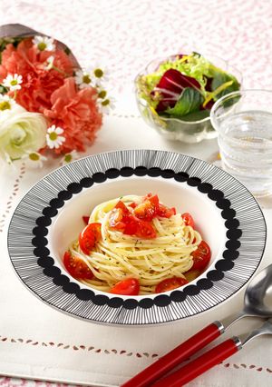 ミニトマトの冷製パスタ-レシピのメイン写真