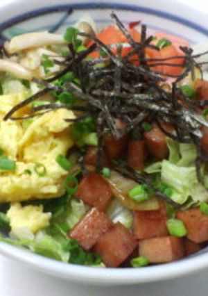具だくさんスパム丼-レシピのメイン写真