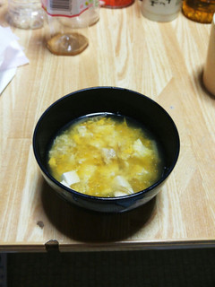鶏ご飯の鶏照り焼きの鶏半分でス~プ。-レシピのメイン写真