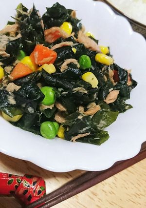 わかめとシーチキンのコクが最高！おかず-レシピのメイン写真