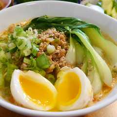 รูปของ アメリカで作るクリーミー担々麺